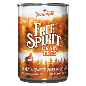 Triumph Free Spirit Grain-Free Turkey & Sweet Potato Stew Canned Dog Food