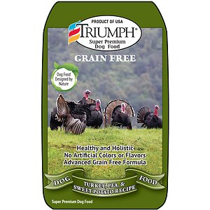 Image of Triumph Free Spirit Grain-Free Deboned Turkey & Sweet Potato Recipe Dry Dog Food