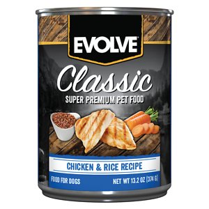 Evolve Classic Chicken & Rice Recipe Canned Dog Food