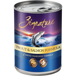 Zignature Trout & Salmon Limited Ingredient Formula Grain-Free Canned Dog Food