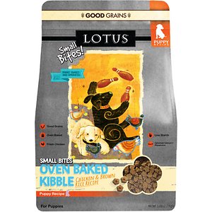 Lotus Oven-Baked Chicken Small Bites Recipe Puppy Dry Dog Food