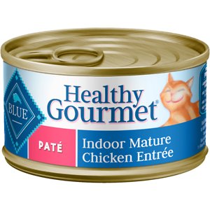 Blue Buffalo Healthy Gourmet Pate Chicken Entree Indoor Mature Canned Cat Food