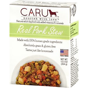 Caru Real Pork Stew Grain-Free Wet Dog Food