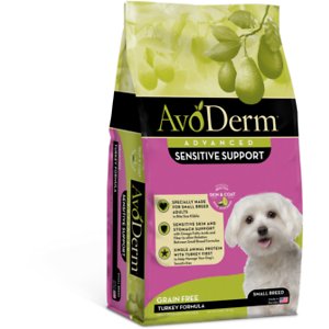 AvoDerm Advanced Sensitive Support Turkey Formula Grain-Free Small Breed Adult Dry Dog Food