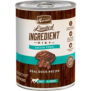 Image of Merrick Limited Ingredient Diet Grain Free Wet Dog Food Real Duck Recipe