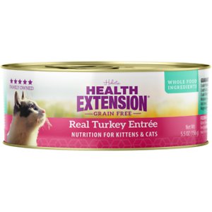 Health Extension Grain-Free Real Turkey Entree Canned Cat Food