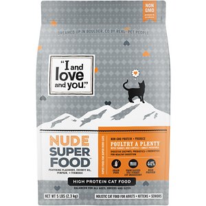 I and Love and You Nude Food Poultry a Plenty Grain-Free Dry Cat Food