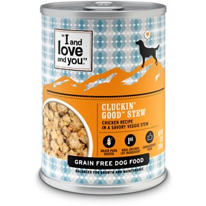 I and Love and You Cluckin' Good Stew Grain-Free Canned Dog Food