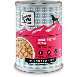 I and Love and You Beef Booyah Stew Grain-Free Canned Dog Food I and Love and You Beef Booyah Stew Grain-Free Canned Dog Food