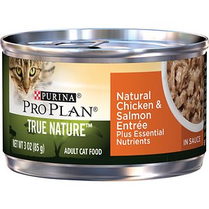 Purina Pro Plan True Nature Natural Chicken & Salmon Entree in Sauce Canned Cat Food