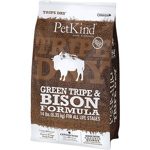PetKind Tripe Dry Grain-Free Green Tripe & Bison Formula Dry Dog Food