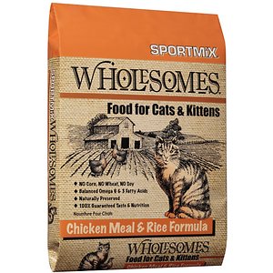 SPORTMiX Wholesomes Chicken Meal & Rice Formula Adult Dry Cat Food