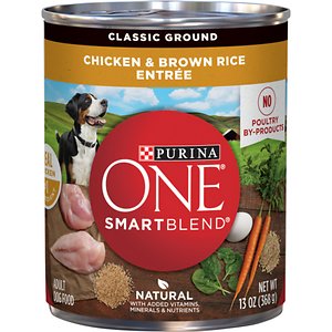 Purina ONE SmartBlend Classic Ground Chicken & Brown Rice Entree Adult Canned Dog Food