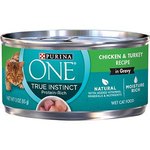 Purina ONE True Instinct Chicken & Turkey Recipe in Gravy Canned Cat Food