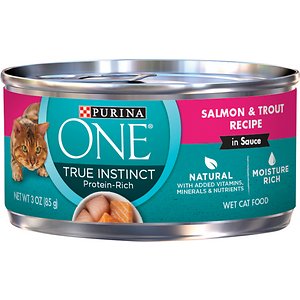 Purina ONE True Instinct Salmon & Trout Recipe in Sauce Canned Cat Food