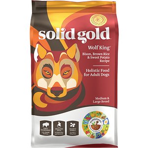 Solid Gold Wolf King Bison & Brown Rice Recipe with Sweet Potatoes Adult Dry Dog Food
