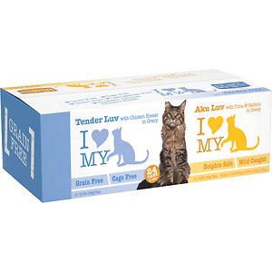 I Luv My Cat Aku Luv & Tender Luv Grain-Free Natural Variety Canned Cat Food