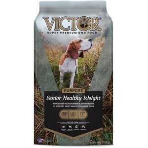 VICTOR Purpose Senior Healthy Weight Dry Dog Food Review 2023 - Pet