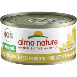 Almo Nature HQS Natural Chicken and Cheese Adult Grain-Free Canned Cat Food