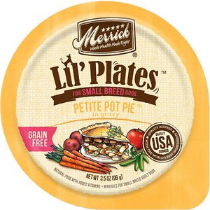 Merrick Lil' Plates Grain Free Small Breed Wet Dog Food Petite Pot Pie