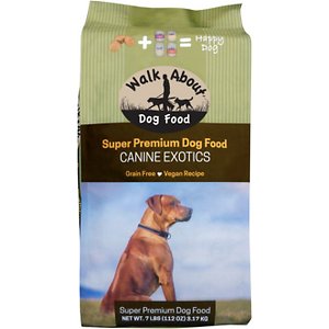 Walk About Canine Exotics Vegan Recipe Grain-Free Dry Dog Food