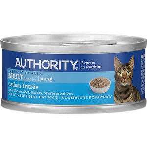 Authority Catfish Entree Adult Pate Canned Cat Food