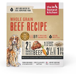The Honest Kitchen Whole Grain Beef Recipe Dehydrated Dog Food