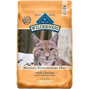 Blue Buffalo Wilderness Weight Control Chicken Recipe Grain-Free Dry Cat Food