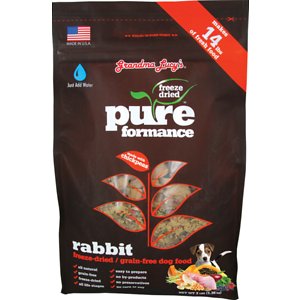 Grandma Lucy's Pureformance Rabbit Grain-Free Freeze-Dried Dog Food