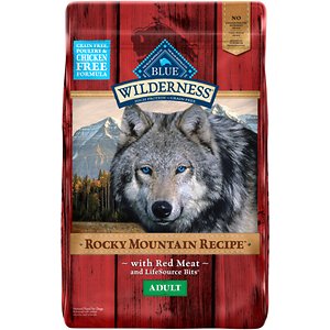 Blue Buffalo Wilderness Rocky Mountain Recipe with Red Meat Adult Grain-Free Dry Dog Food