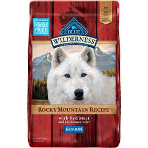 Blue Buffalo Wilderness Rocky Mountain Recipe with Red Meat Senior Grain-Free Dry Dog Food