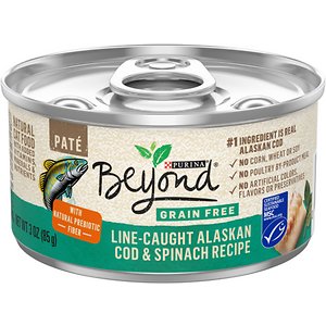 Purina Beyond Grain-Free Pate Alaskan Cod & Spinach Recipe Canned Cat Food