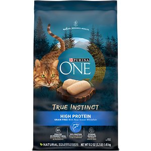 Purina ONE True Instinct Natural Grain-Free with Ocean Whitefish High Protein Dry Cat Food