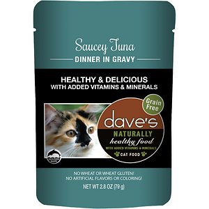 Dave's Pet Food Saucey Tuna Dinner in Gravy Grain-Free Wet Cat Food