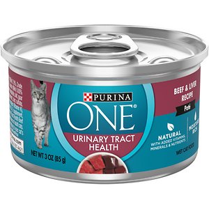 Purina ONE Urinary Tract Health Beef & Liver Recipe Pate Canned Cat Food