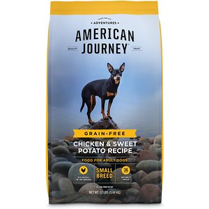 Image of American Journey Small Breed Adult Chicken & Sweet Potato Recipe Grain-Free Dry Dog Food