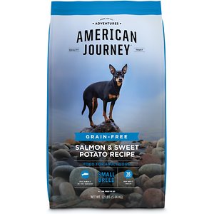 Image of American Journey Small Breed Adult Salmon & Sweet Potato Recipe Grain-Free Dry Dog Food
