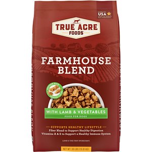 Image of True Acre Foods Farmhouse Blend with Lamb & Vegetables Dry Dog Food