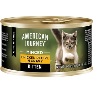American Journey Kitten Minced Chicken Recipe in Gravy Grain-Free Canned Cat Food
