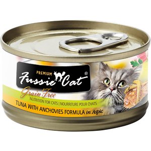 Fussie Cat Premium Tuna & Anchovies in Aspic Grain-Free Wet Cat Food