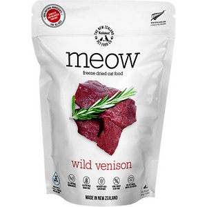 The New Zealand Natural Pet Food Co. Meow Wild Venison Grain-Free Freeze-Dried Cat Food