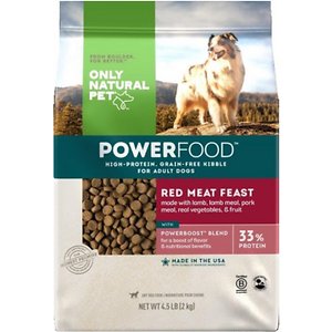 Only Natural Pet PowerFood Red Meat Feast Grain-Free Dry Dog Food