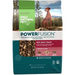 Only Natural Pet PowerFusion Red Meat Feast Grain-Free Raw Infused Dry Dog Food