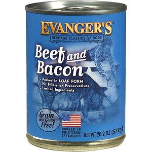 Evanger's Beef & Bacon Gluten-Free Wet Dog Food