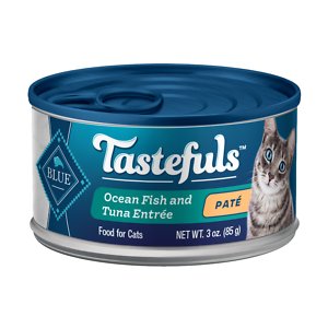 Blue Buffalo Tastefuls Ocean Fish & Tuna Entrée Pate Wet Cat Food