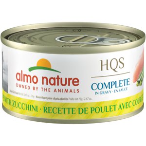 Image of Almo Nature HQS Complete Chicken with Zucchini Wet Cat Food