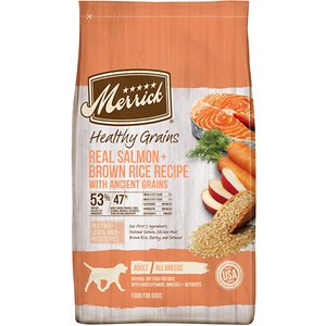 Merrick Healthy Grains Real Salmon & Brown Rice Recipe With Ancient Grains Dry Dog Food