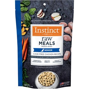 Instinct Raw Meals Cage-Free Chicken Recipe Grain-Free Freeze-Dried Senior Dog Food