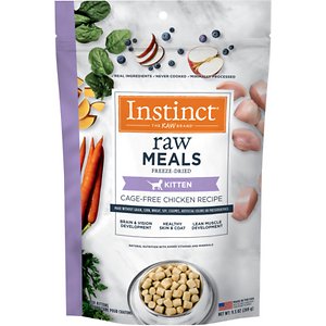 Instinct Raw Meals Cage-Free Chicken Recipe Grain-Free Freeze-Dried Kitten Food