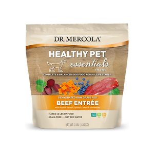 Dr. Mercola Healthy Pet Essentials Grass Fed Beef Entrée Grain-Free Dehydrated Raw Dog Food